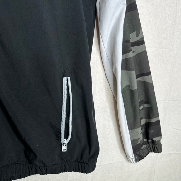 MEN'S HOLLISTER CAMOUFLAGE FULL ZIP HOODED JACKET SIZE MEDIUM - Picture 4 of 9